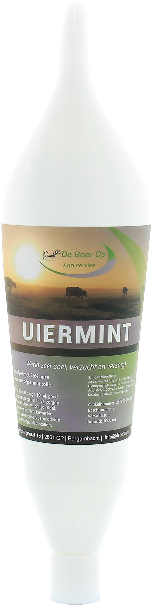 Topmint 36% DE BOER OP 1000ML.