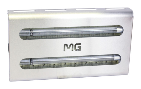 Vliegenlamp MG14 led (2X7W) INOX