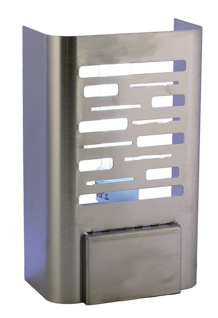 Vliegenlamp Iglu RVS INOX 1x20W